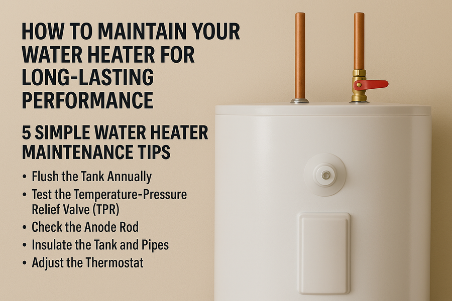 How to Maintain Your Water Heater for Long-Lasting Performance